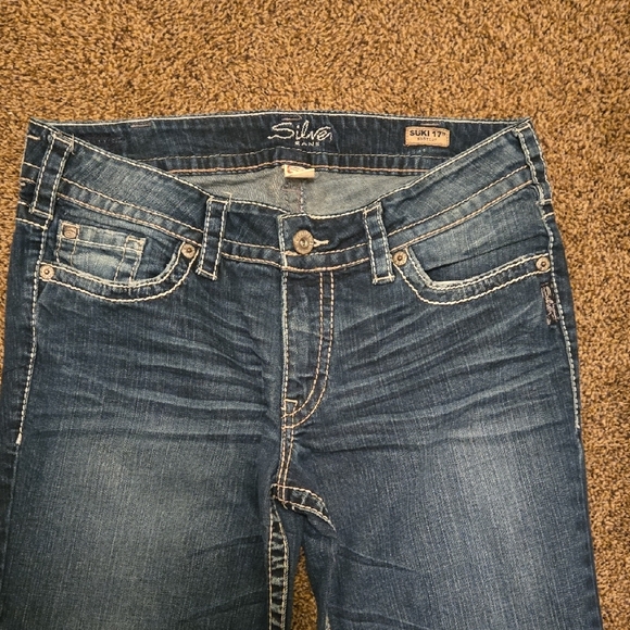 Like New Silver Women's Jeans - Picture 3 of 10
